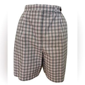 Sun Daze By Nancy Haley-60's/70's Vintage, Plaid, USA, Preppy, Shorts. Size-12